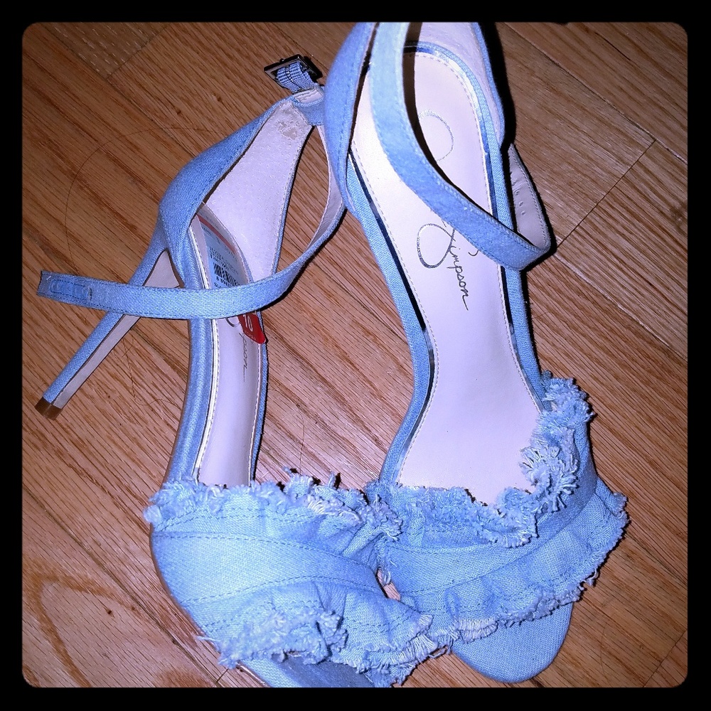 Denim Heels